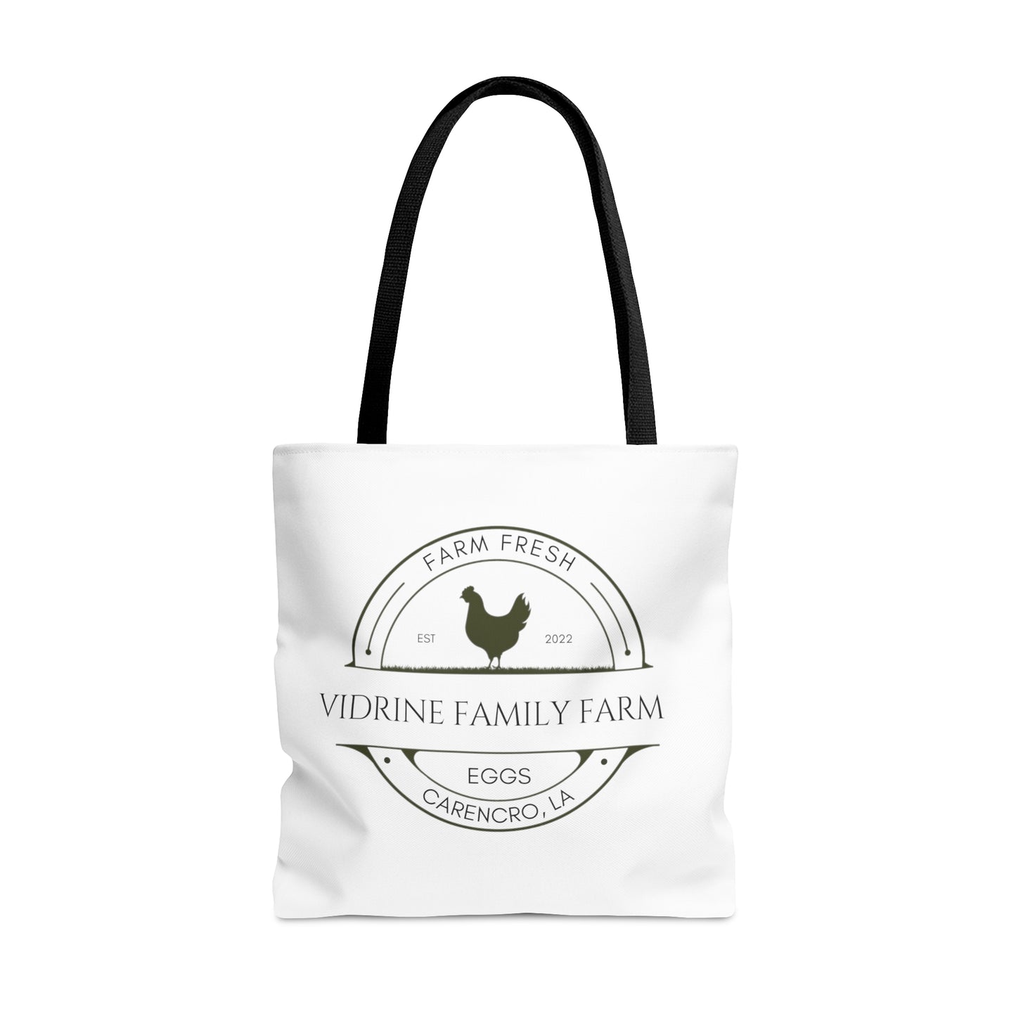 Custom Egg Farm Tote Bag Personalized Farmer's Market Bag Local Egg Dealer Shoulder Bag