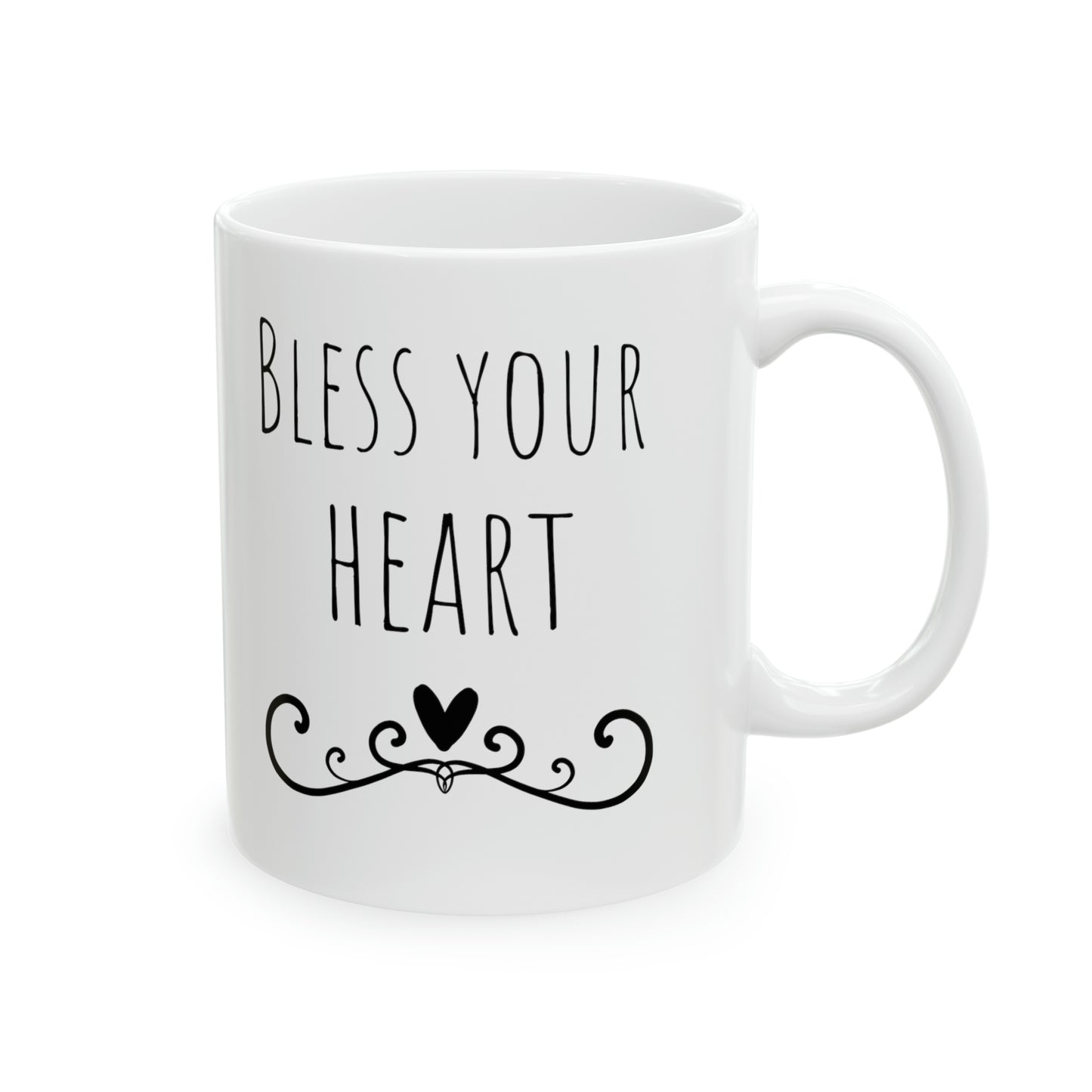 Bless Your Heart Ceramic Mug 11oz | Gift for coffee lovers | Funny Southern Sayings Coffee Mug | Sarcastic Coffee Cup | Southern Quote Mug