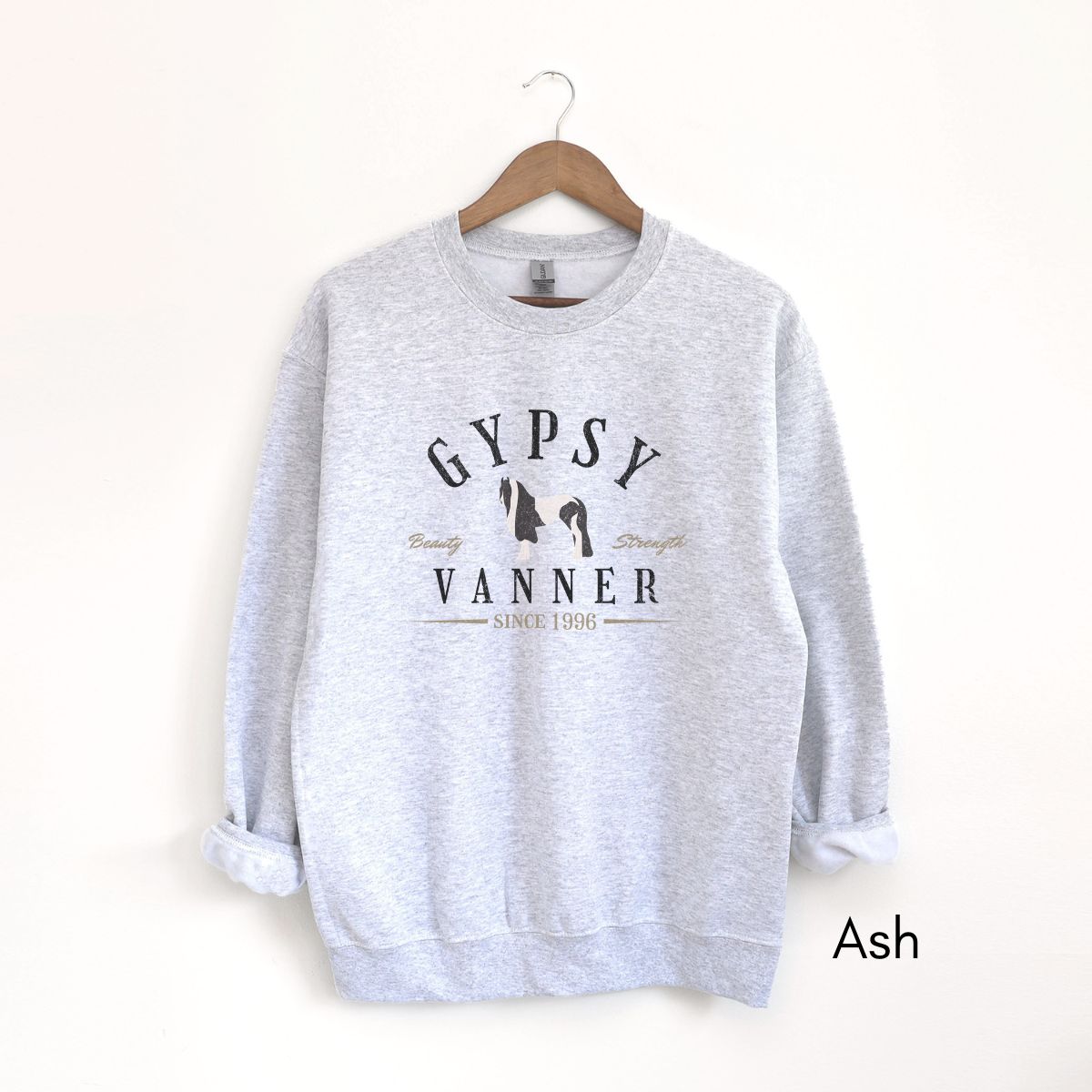 Gypsy Vanner Horse - Unisex Crewneck Sweatshirt | Horse Lover shirt | Gift for Equestrian | Horse Breed Sweatshirt