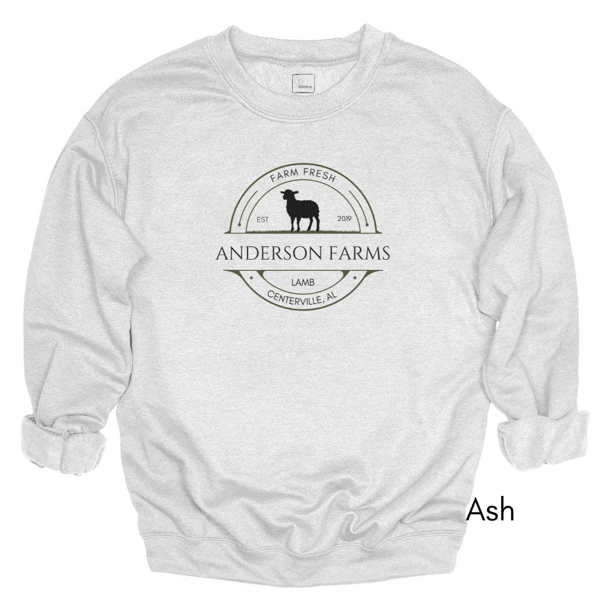 Custom Lamb Sheep Farm Unisex Crewneck Sweatshirt