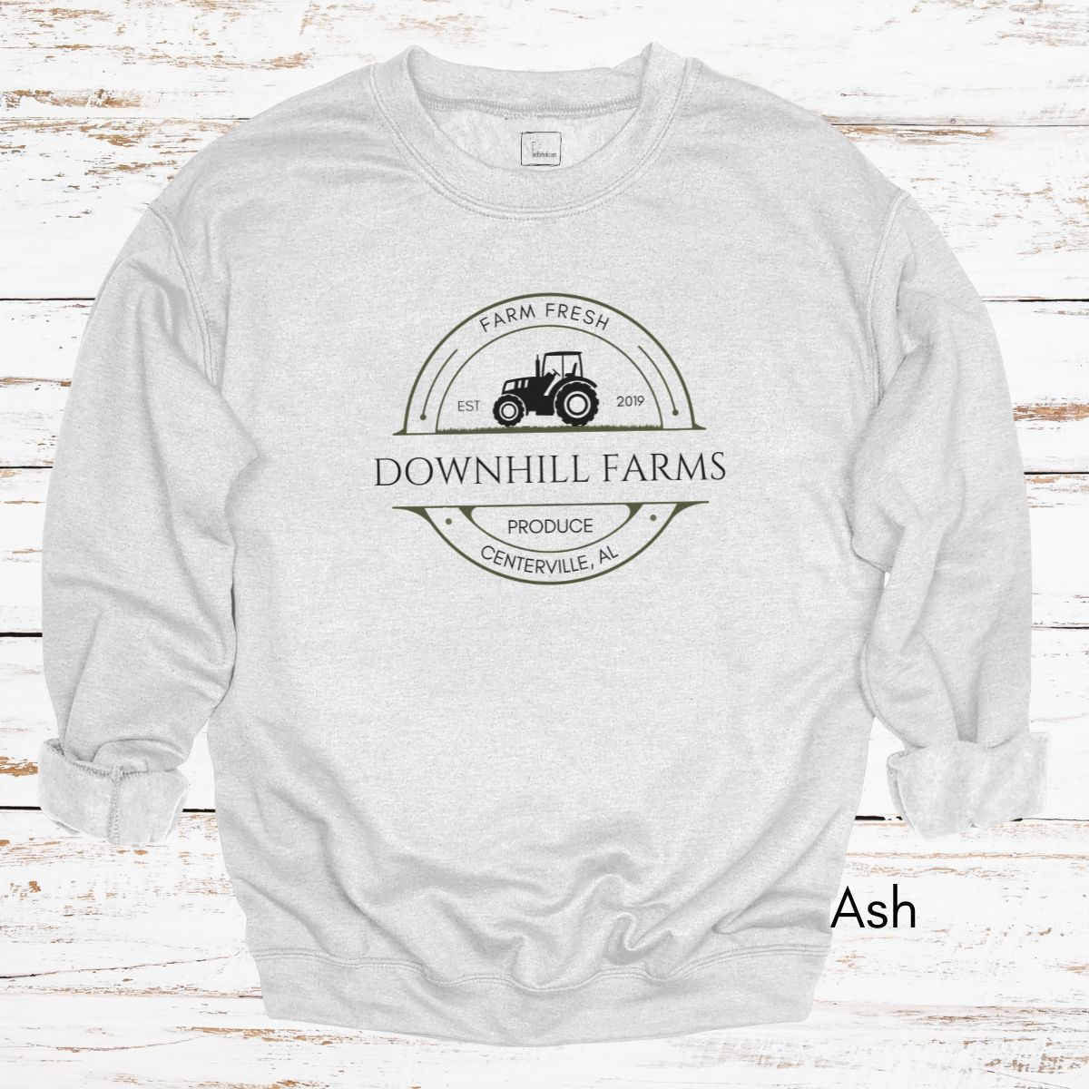 Custom Farm Tractor Unisex Crewneck Sweatshirt