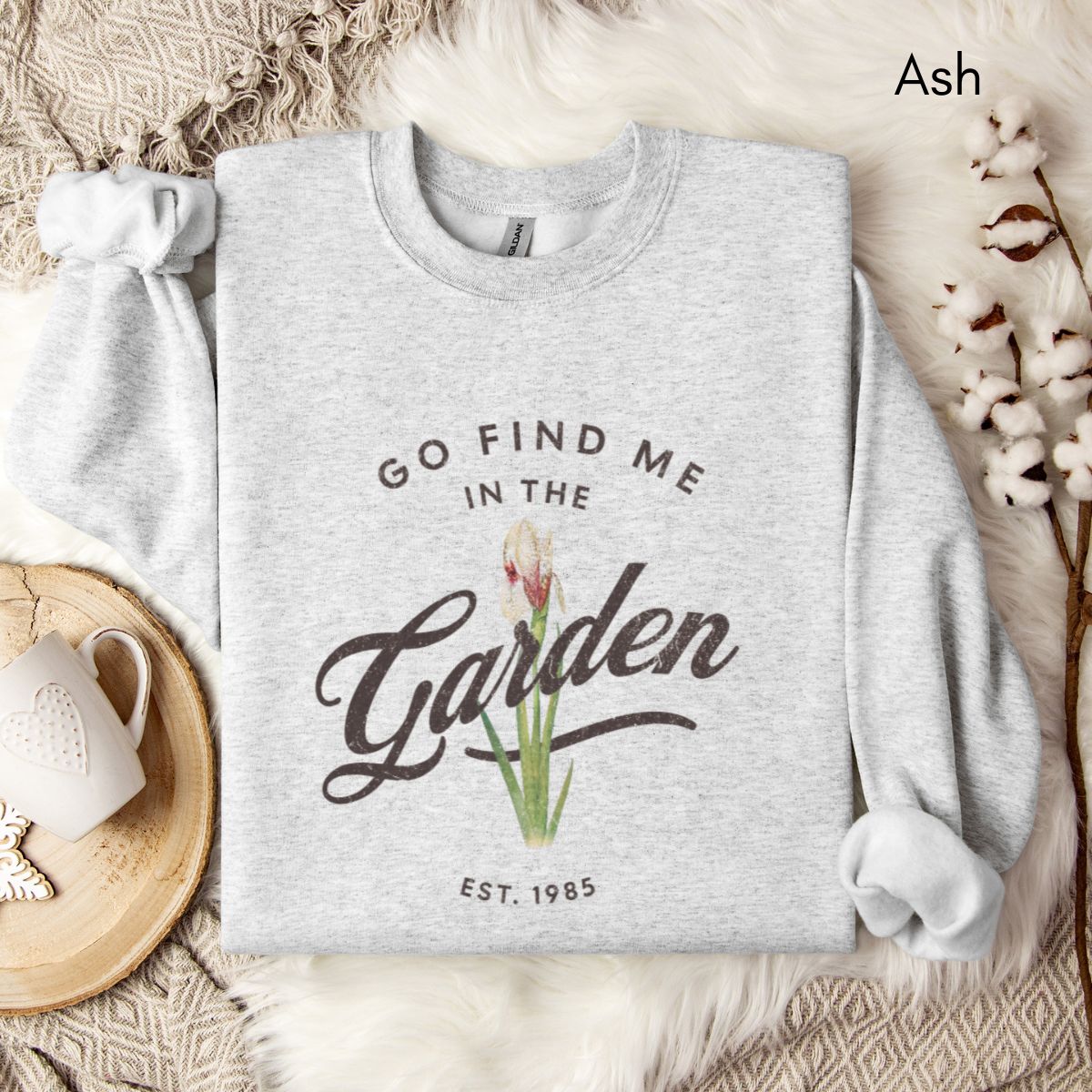 Find me in the Garden Unisex Crewneck Sweatshirt