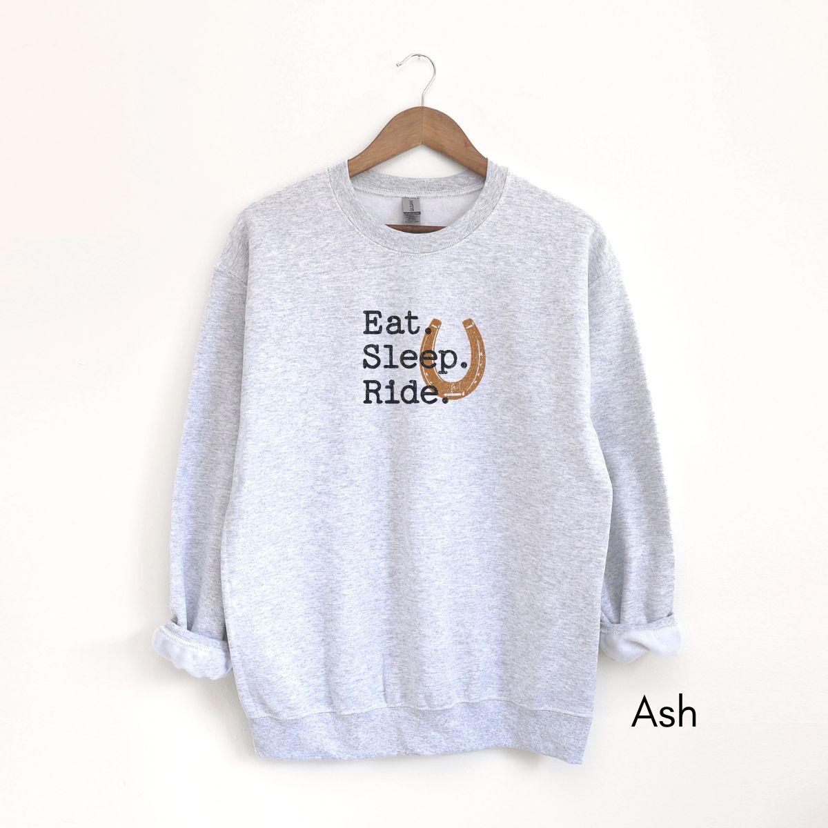 Eat Sleep Ride - Unisex Heavy Blend Crewneck Sweatshirt | Equestrian shirt | Horse Lover Sweatshirt | Farm Life Shirt