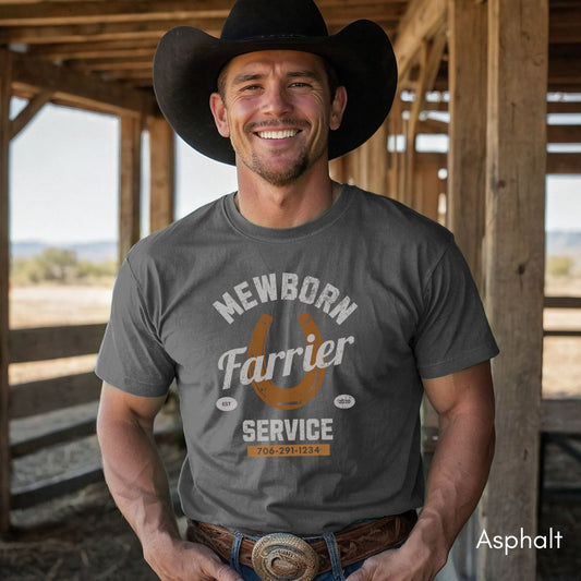 Farrier Personalized Unisex Light Weight Jersey Tshirt