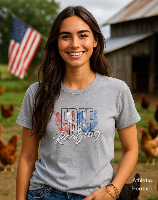 Free Ranging - Unisex Jersey Light Weight T-shirt
