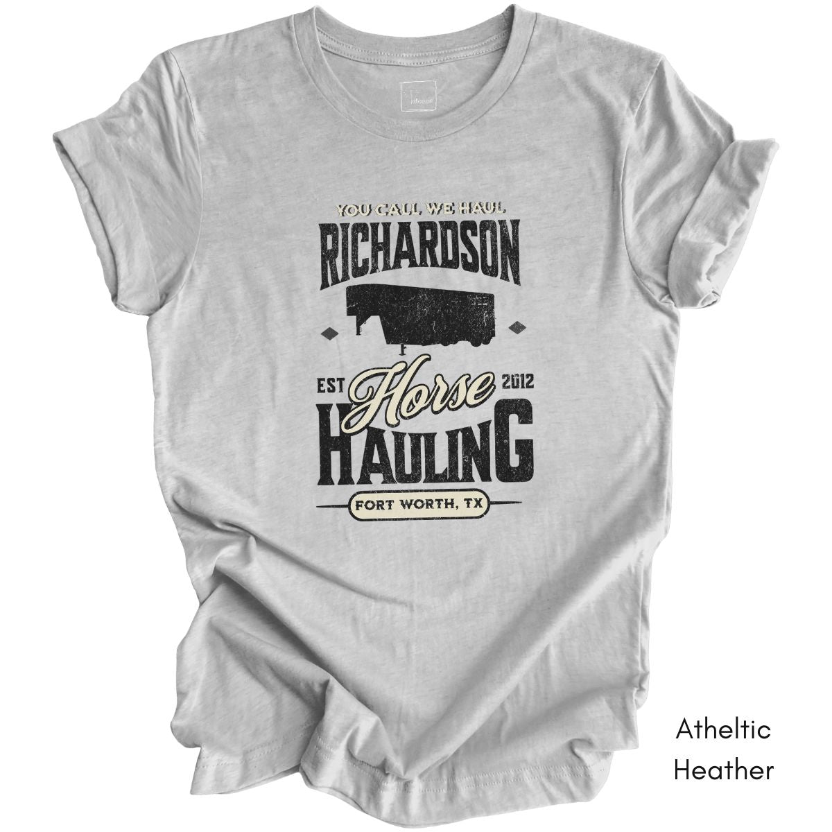 Custom Horse/Livestock Hauling tee | Local Equine Transport T-shirt | Personalized Tee | Gift for Horse Business Owner