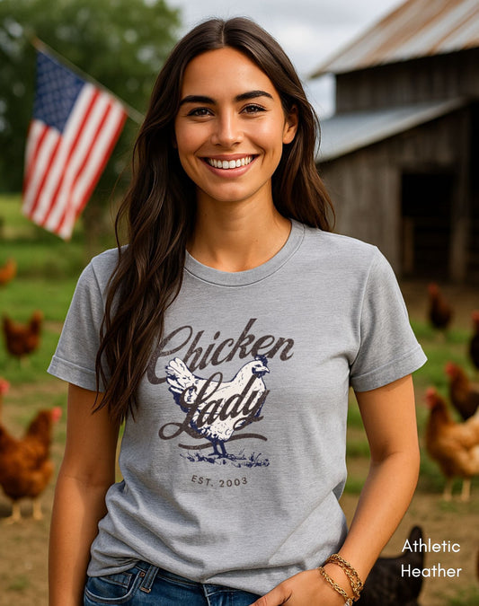 Chicken Lady Jersey Light Weight T-shirt