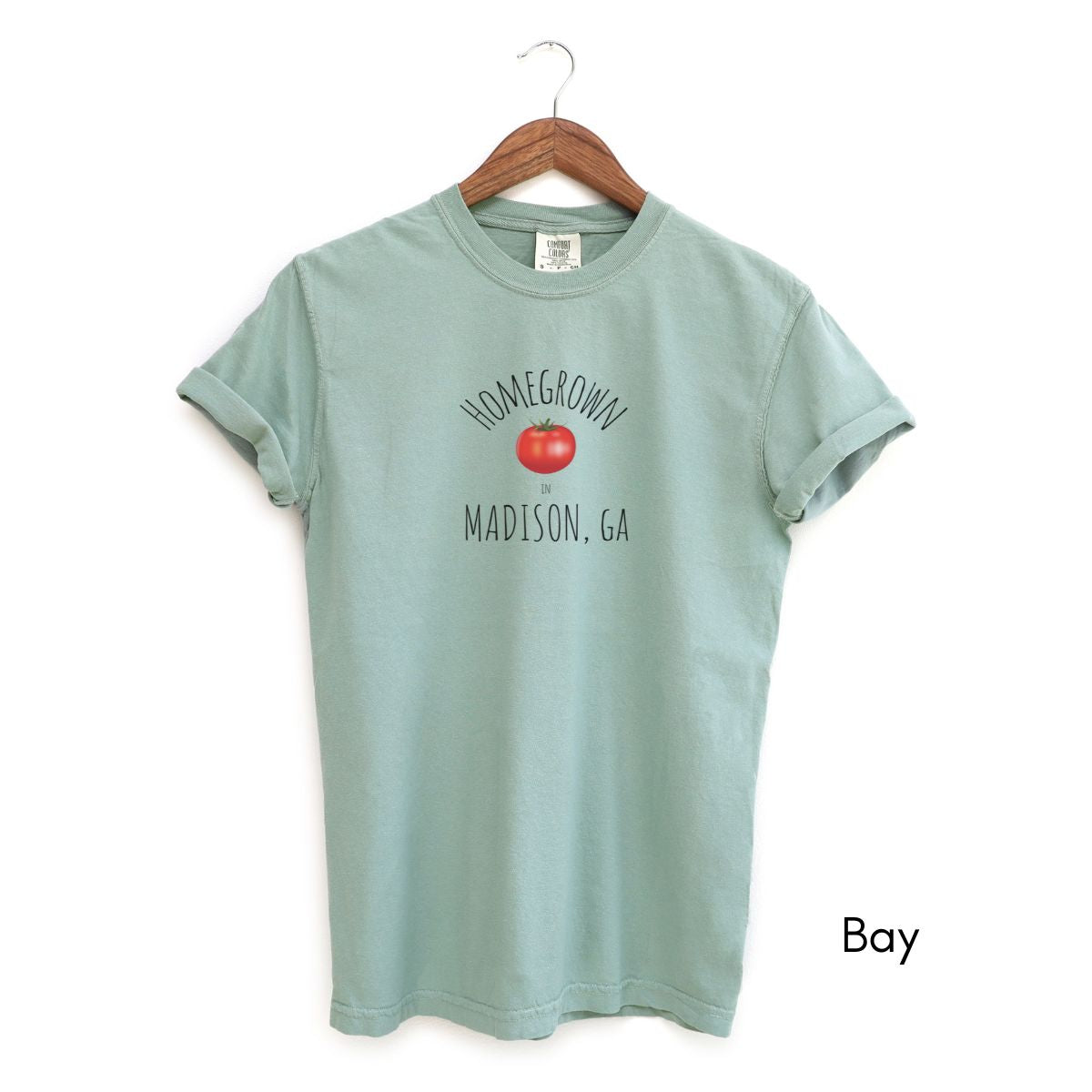 Custom Homegrown Unisex Garment-Dyed T-shirt | Farmer's Market Tshirt | Farm Life Tee | Tomato T-shirt | Vegetable Tshirt