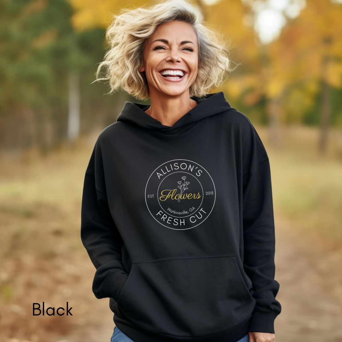CUSTOM Flower Farm HOODIE Unisex Heavy Blend Hooded Sweatshirt | Personalized Florist | Farmer's Market Sweatshirt | Gift for Florist | Flower Farmer Shirt