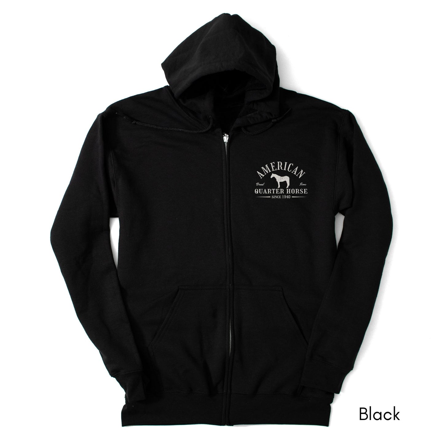 American QuarterHorse Unisex Zip Hoodie