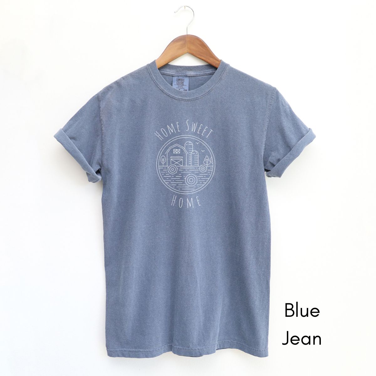 Home Sweet Home Tee | Unisex Garment-Dyed T-shirt | Homesteading Tshirt | Barn Tee | Farm Life T-shirt | Barnyard Tee