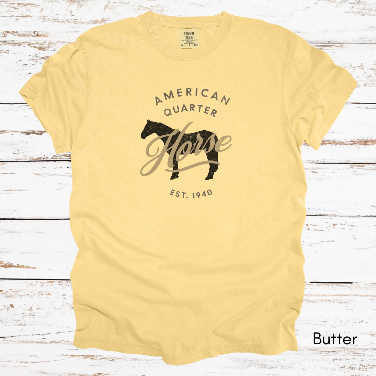 American Quarter Horse Breed Unisex Midweight Vintage Style T-Shirt