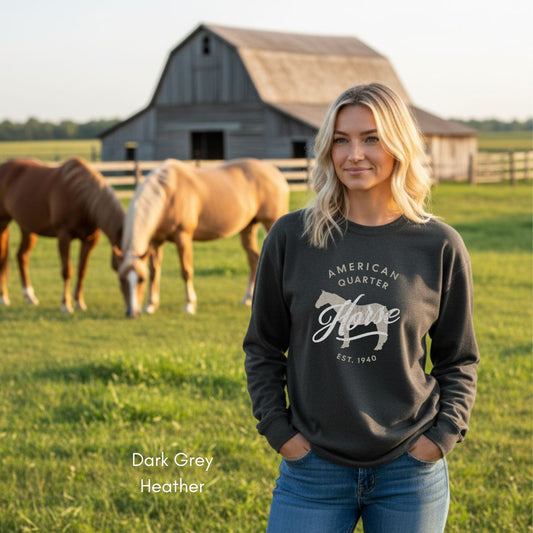American Quarter Horse Long Sleeve Light Weight Jersey Unisex T-shirt
