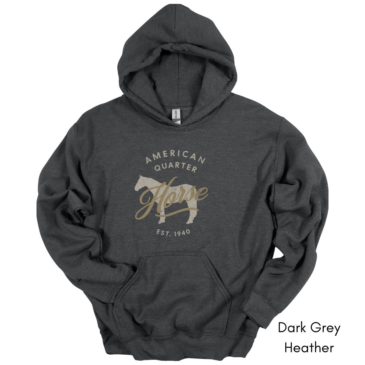 American Quarter Horse Hoodie | Unisex Heavy Blend Hooded Sweatshirt | Horse Lover Shirt | Gift for Equestrian | Gift for Horse Lover