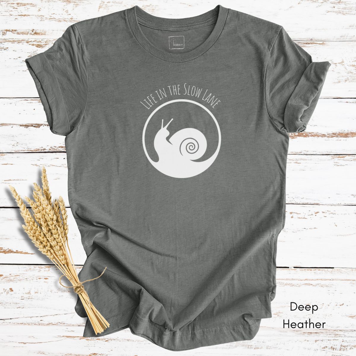 Life in the Slow Lane Snail Unisex Jersey Light Weight T-shirt