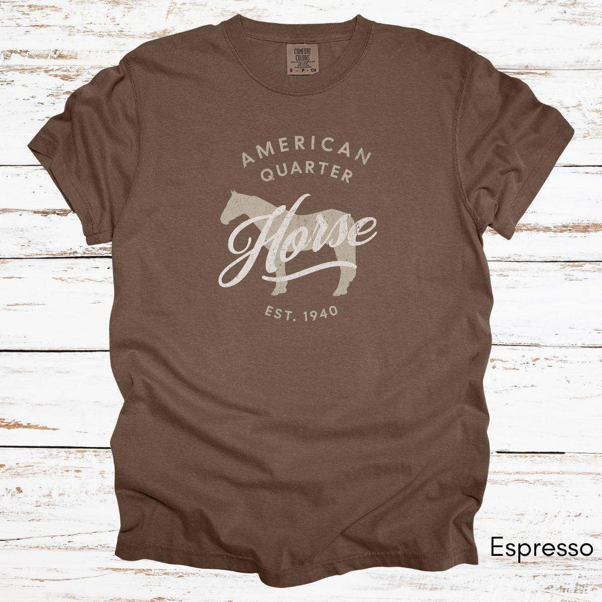 American Quarter Horse Breed Unisex Midweight Vintage Style T-Shirt