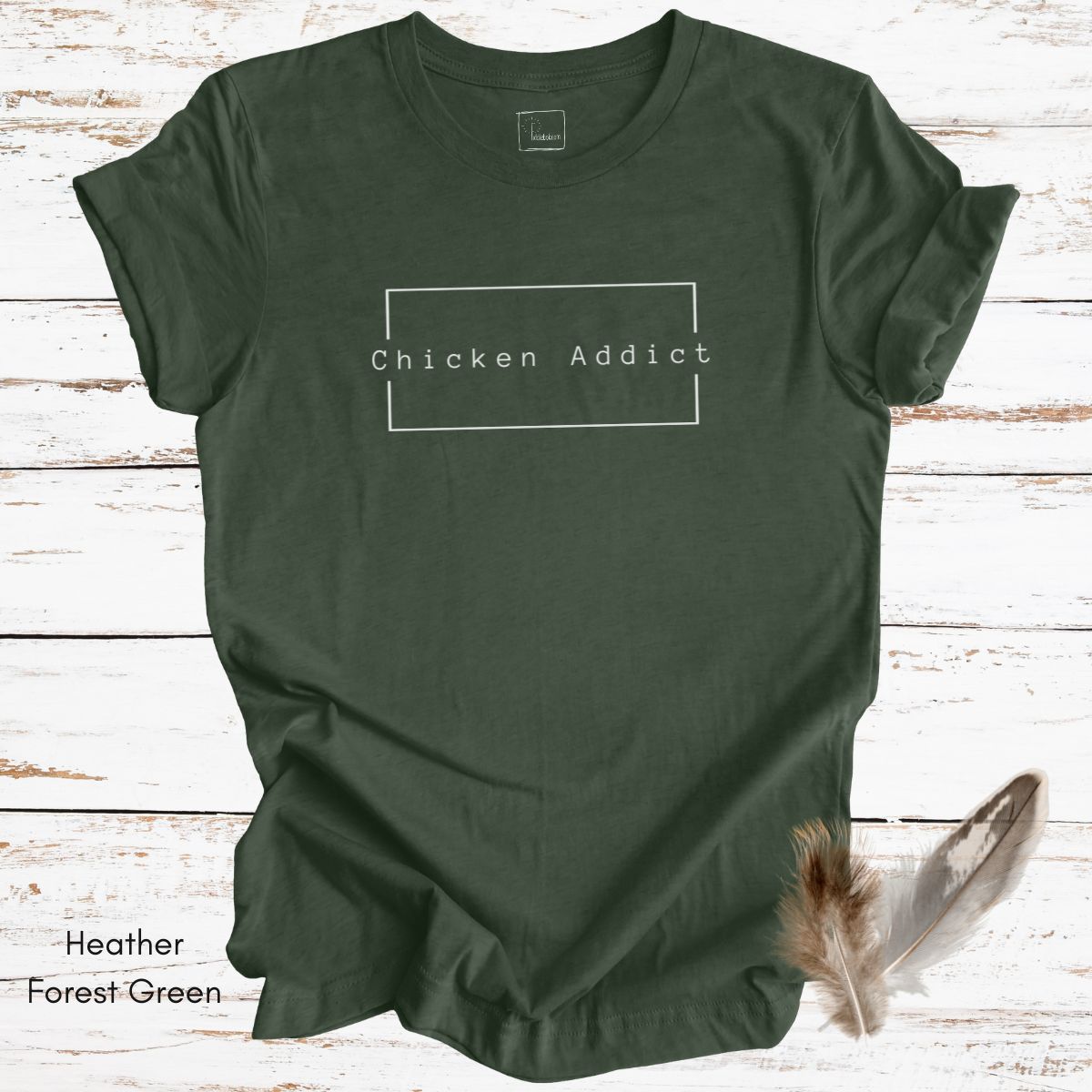 Chicken Addict Unisex Jersey Light Weight Tshirt