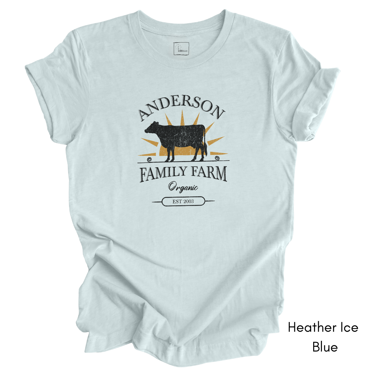 Custom Family Farm tee - Dairy Farmer T-shirt, Personalized Farm Gift , Homesteading Tshirt, Farmer's Market Tee, Dairy Cow Shirt