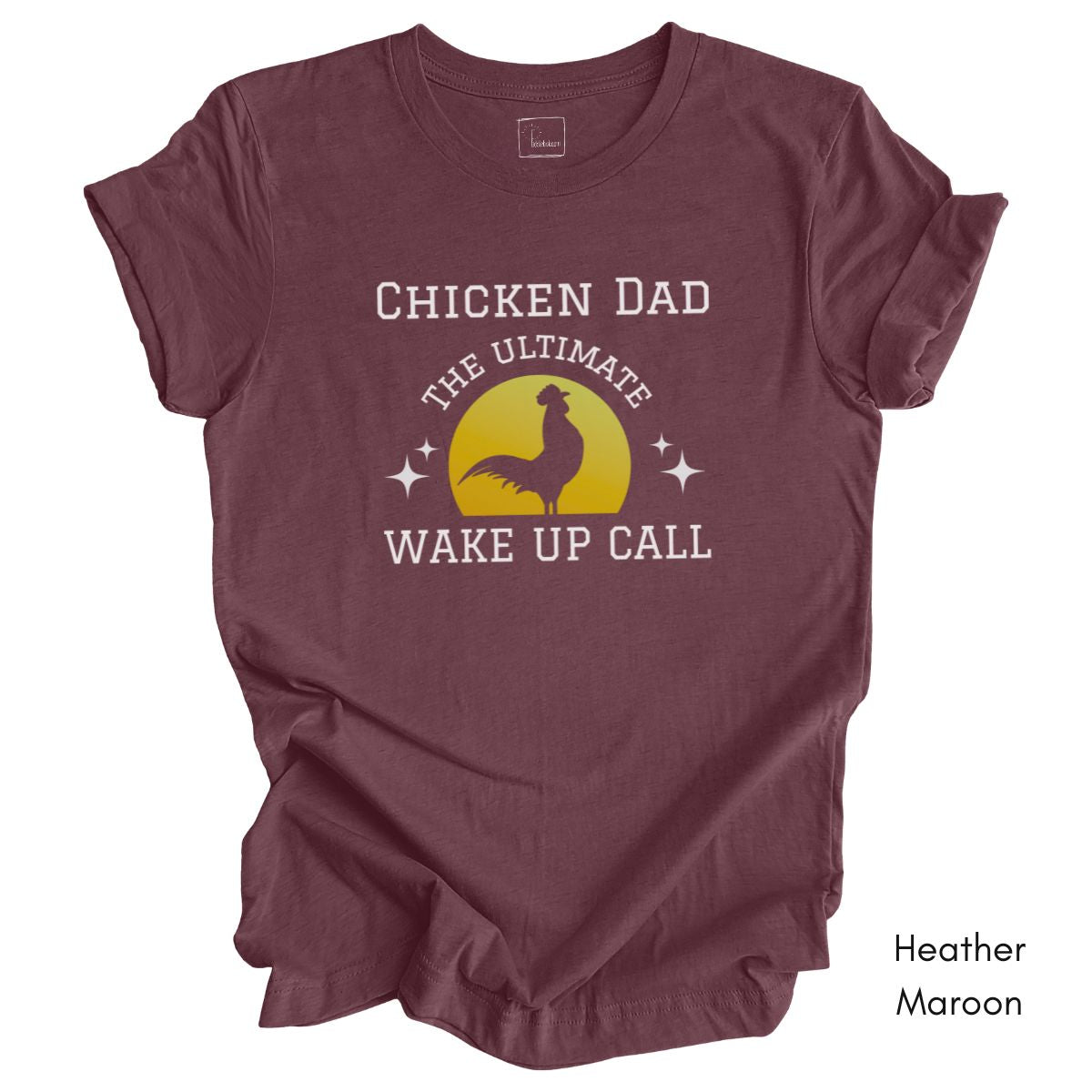 Chicken Dad Tee | Unisex Jersey Short Sleeve Tee | Rooster Dad Tee | Father's Day Gift | Gift for Dad | Chicken Lover Tshirt | Farm Life Tee