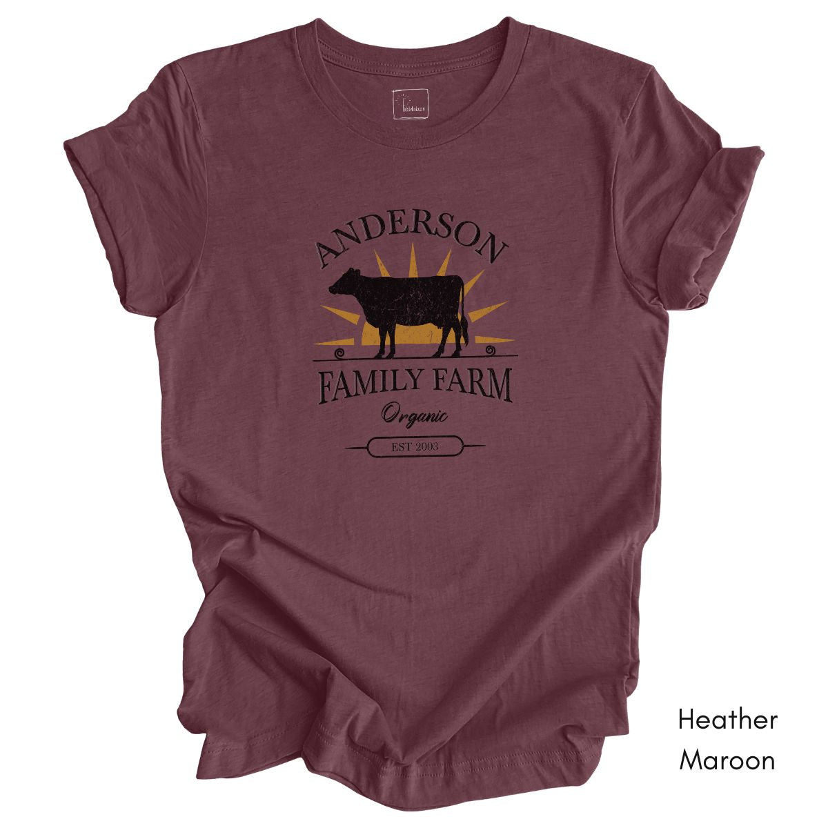 Custom Family Farm tee - Dairy Farmer T-shirt, Personalized Farm Gift , Homesteading Tshirt, Farmer's Market Tee, Dairy Cow Shirt