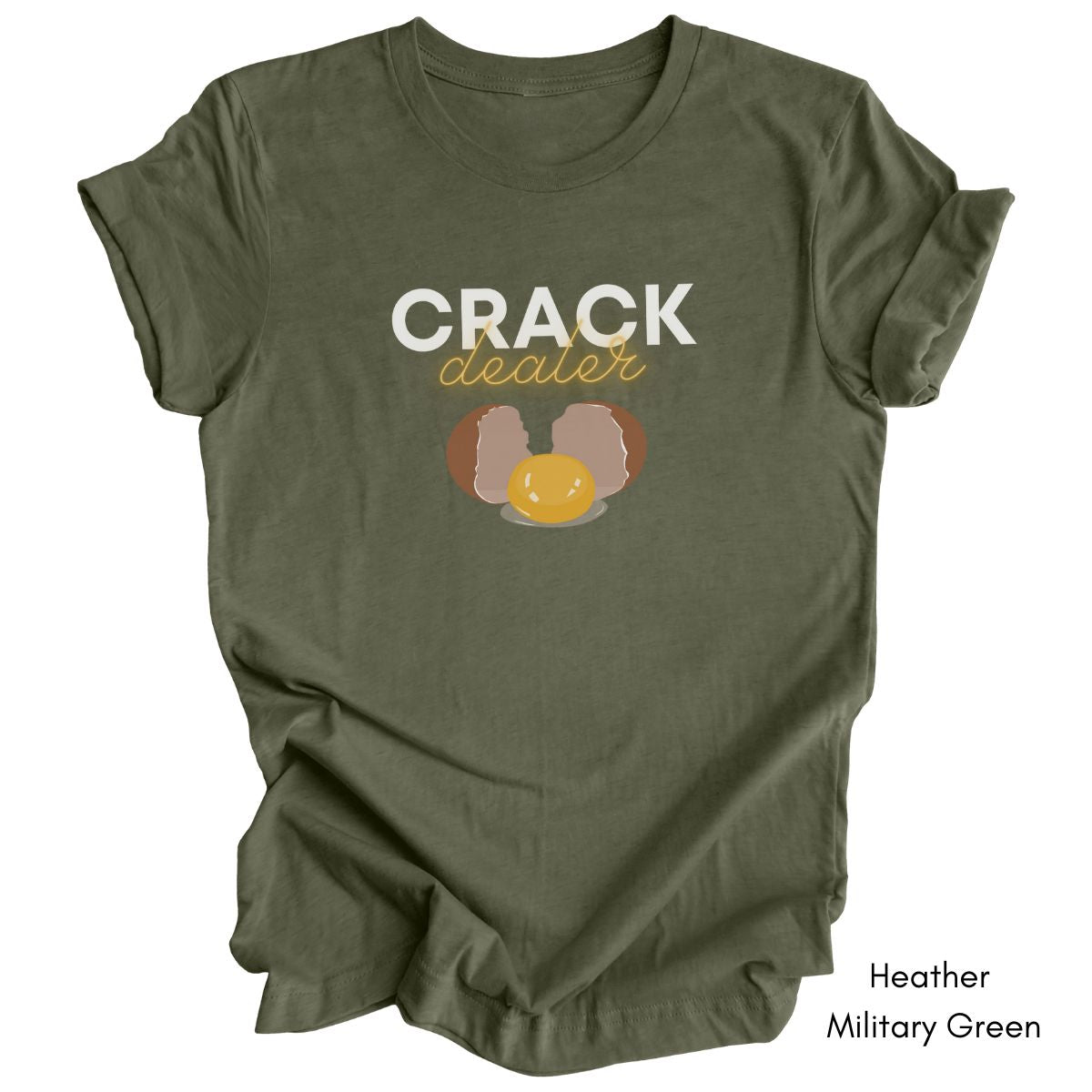 Crack Dealer Tee - Unisex Jersey Short Sleeve Tee, Funny Farm Life Tee, Chicken Egg Tee, Funny gift for chicken farmer owner