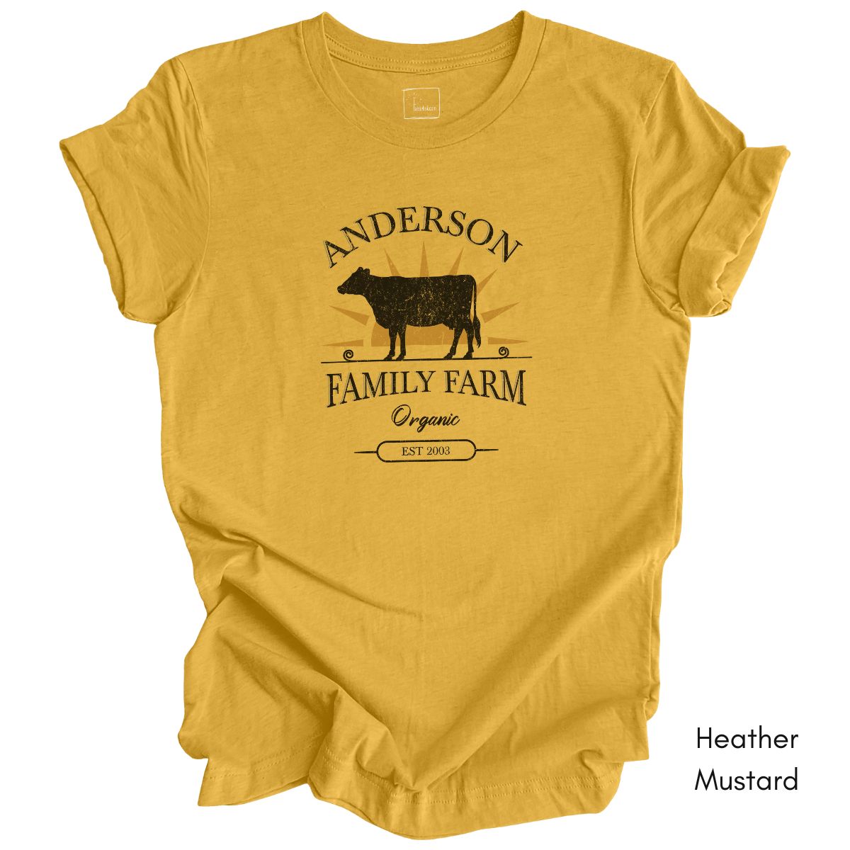 Custom Family Farm tee - Dairy Farmer T-shirt, Personalized Farm Gift , Homesteading Tshirt, Farmer's Market Tee, Dairy Cow Shirt