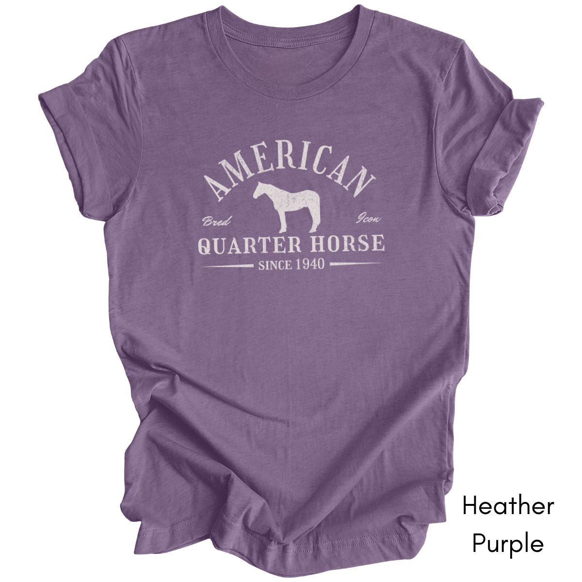 American Quarter Horse Light Weight Unisex Jersey T-shirt Dark Colors