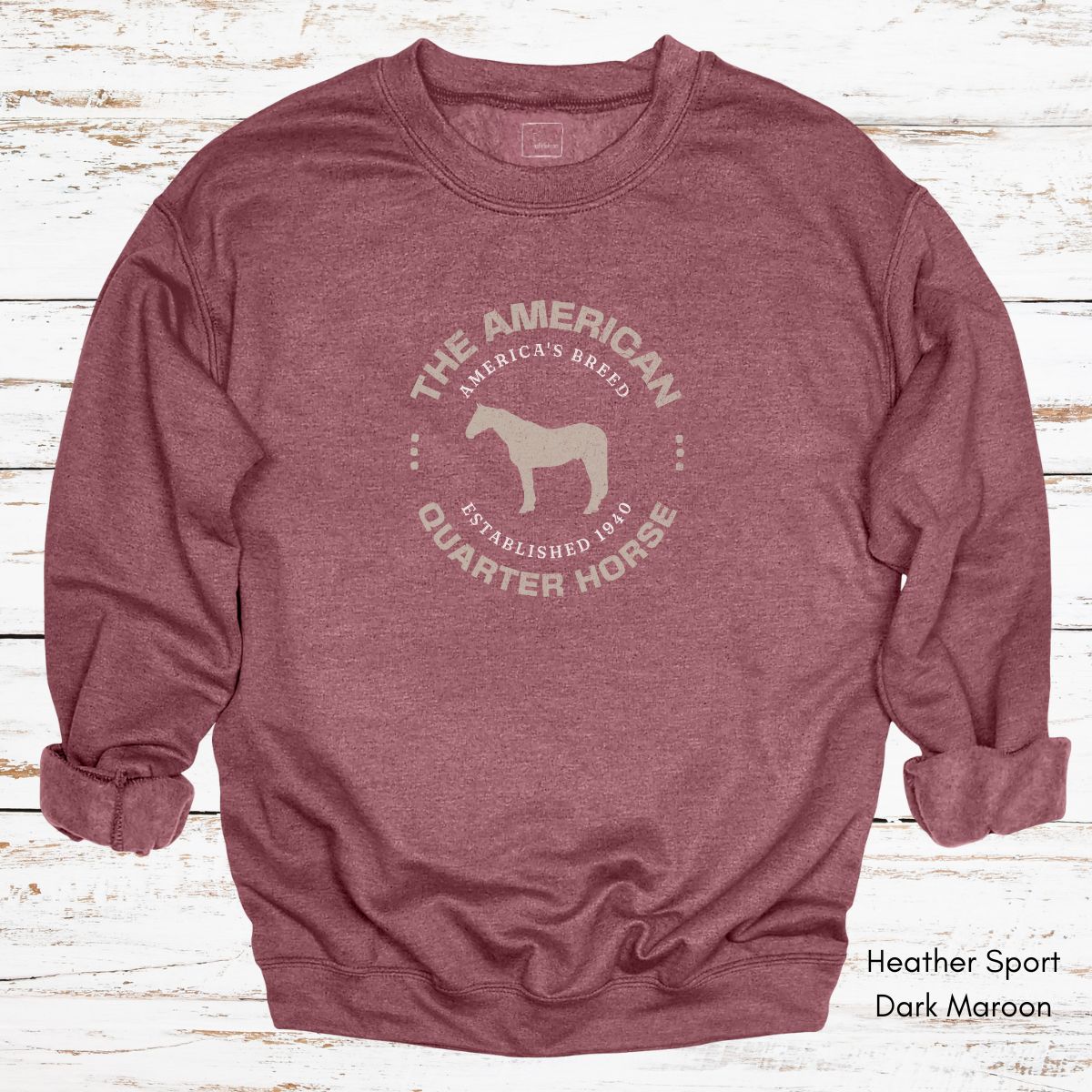 American Quarter Horse - Unisex Crewneck Sweatshirt
