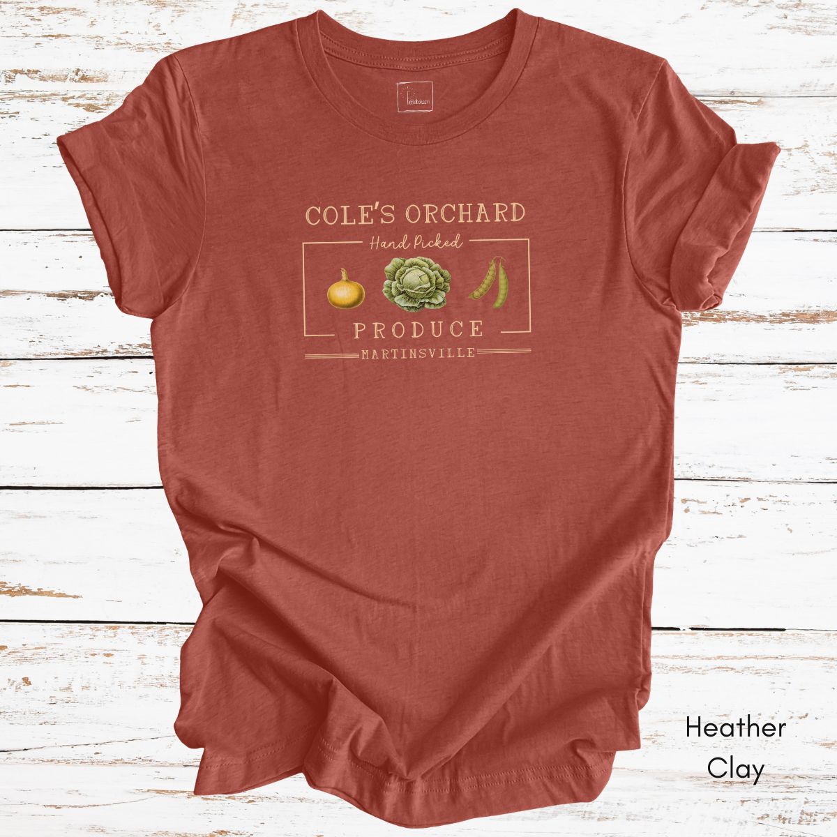 Custom Vegetable Produce Farm Lightweight Jersey Unisex T-shirt