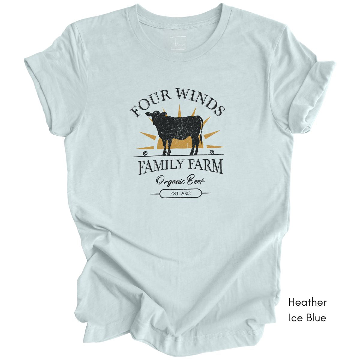 Custom Family Farm Beef Cow T-shirt