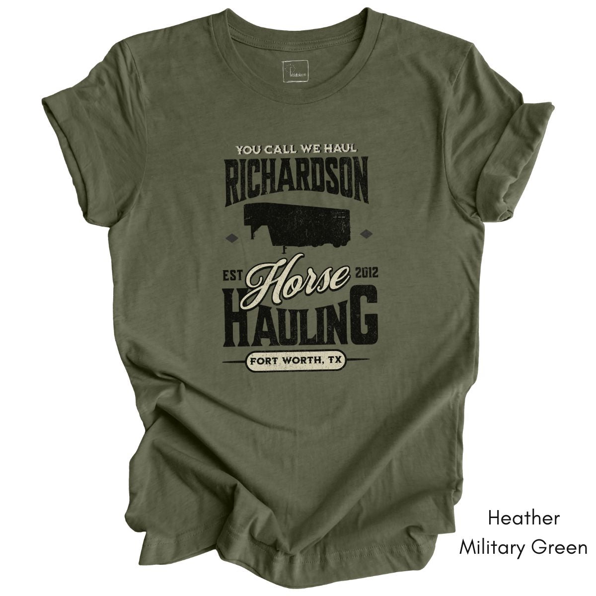 Custom Horse/Livestock Hauling tee | Local Equine Transport T-shirt | Personalized Tee | Gift for Horse Business Owner