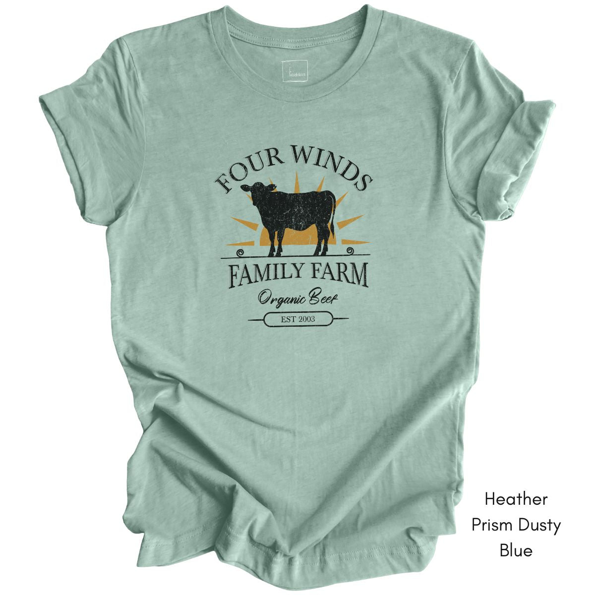 Custom Family Farm Beef Cow T-shirt