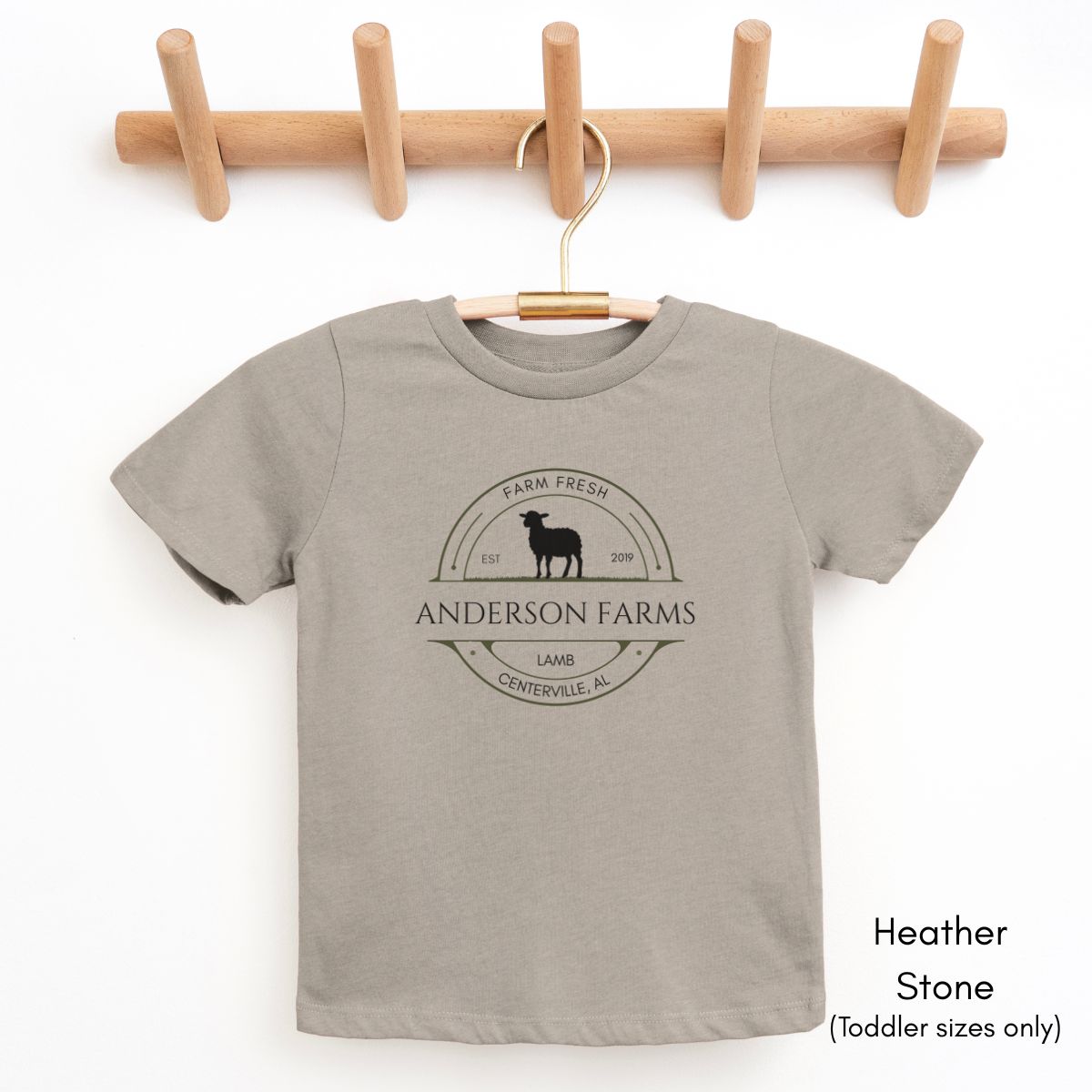 Custom TODDLER Sheep Farm Unisex Tshirt