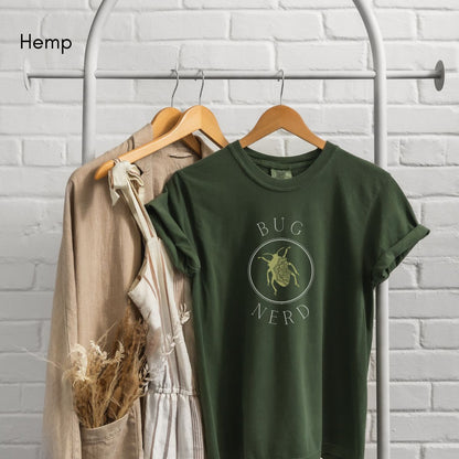 Bug Nerd Tee | Insect Geek Tshirt |  Entomology Tee | Beetle T-shirt | Nature Lover Unisex Garment Dyed Tshirt