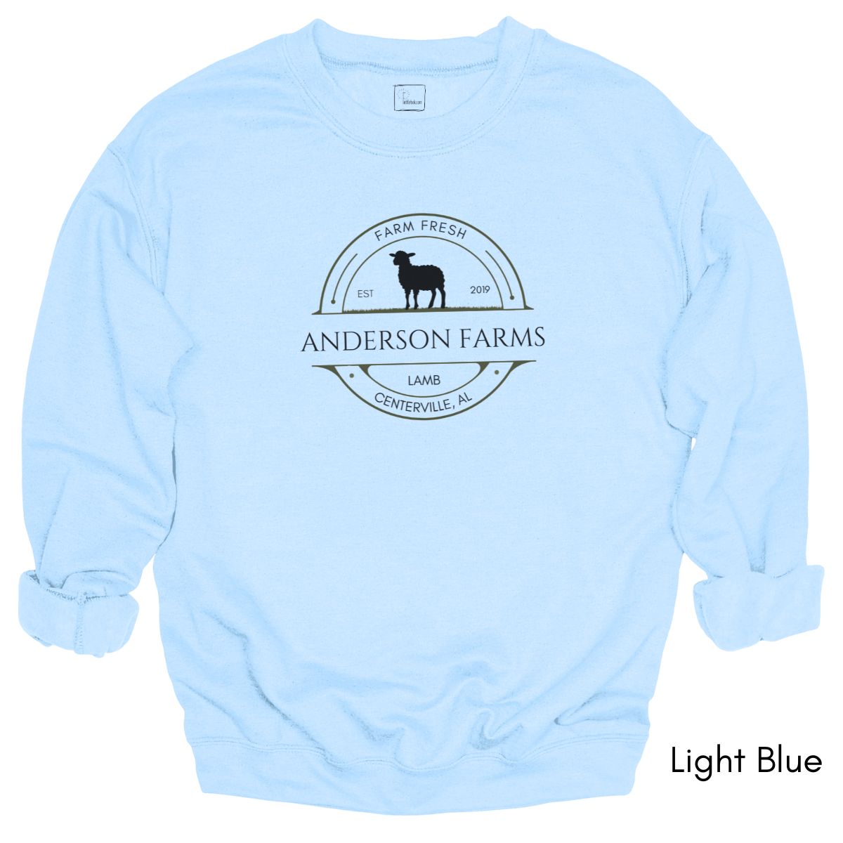 Custom Lamb Sheep Farm Unisex Crewneck Sweatshirt