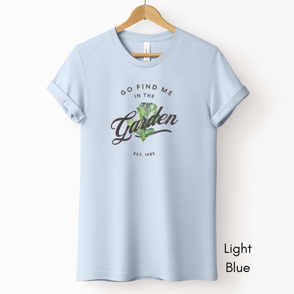 Find Me in the Vegetable Garden Tee | Gardener's Short Sleeve Tee | Garden Lover T-shirt | Mother's Day Gift | Pastel Spring Color Tee