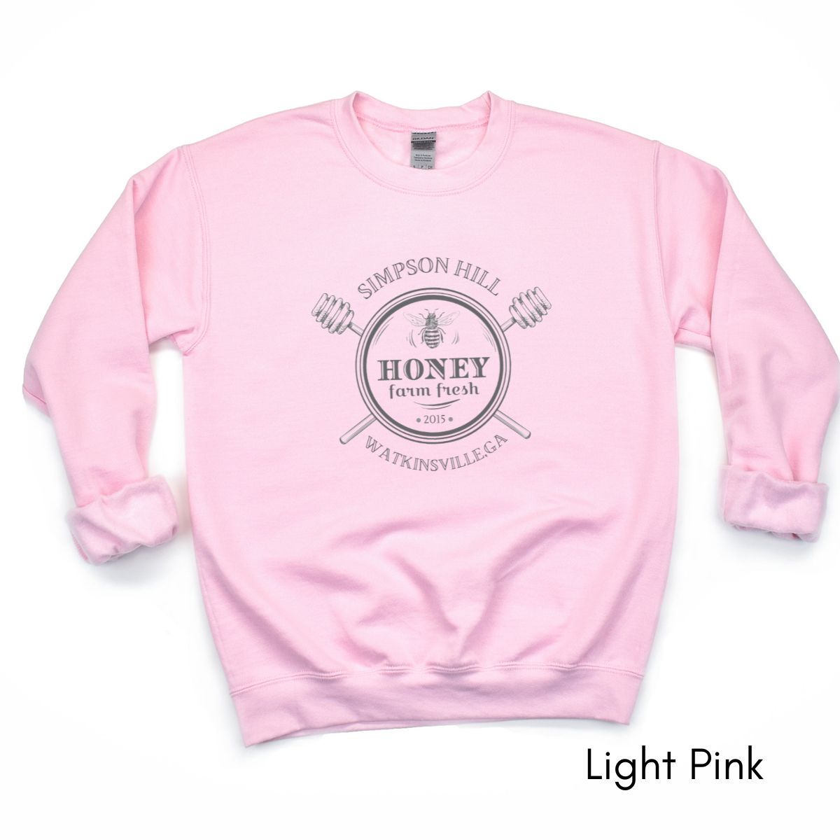 Custom Bee Honey farm Unisex Crewneck Sweatshirt