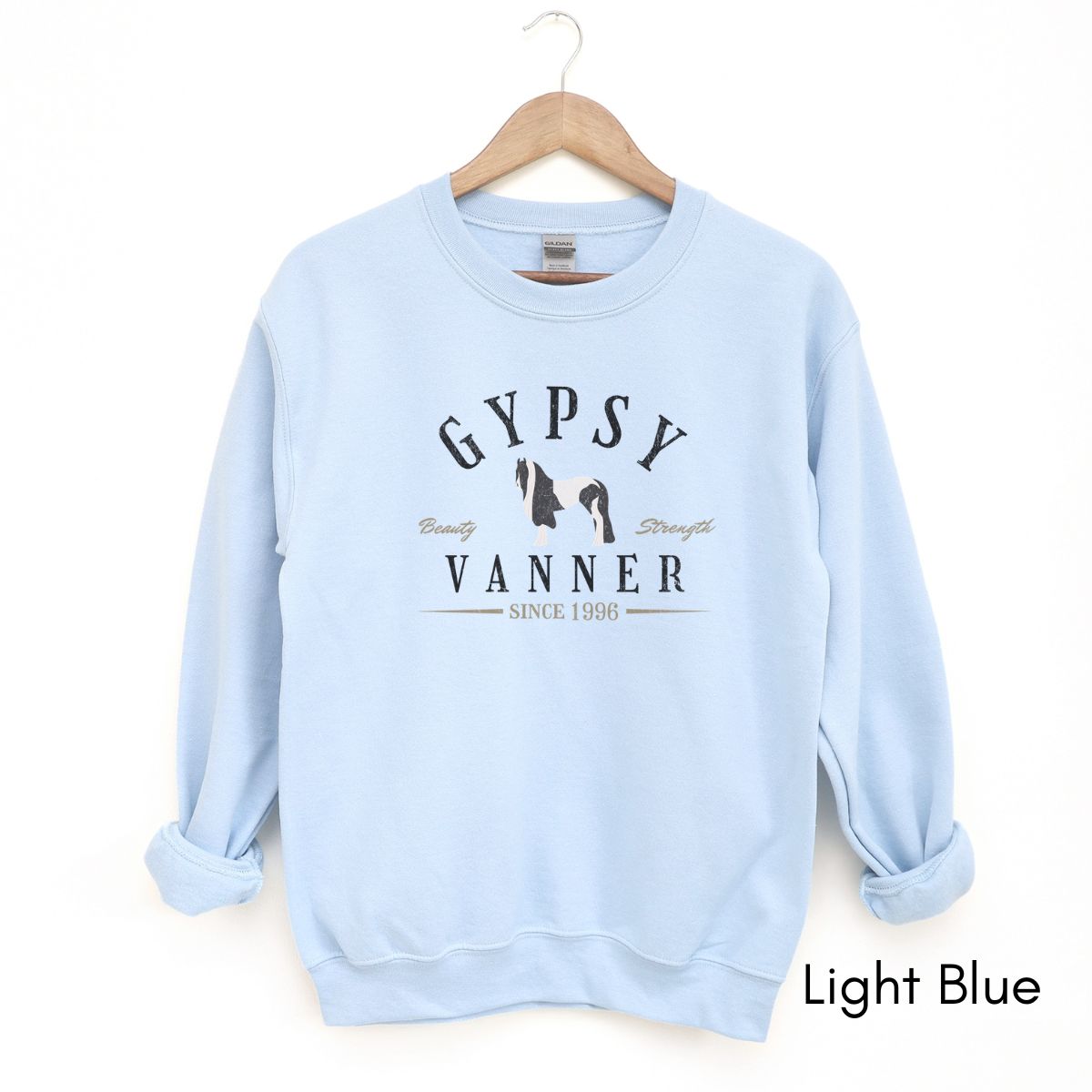 Gypsy Vanner Horse - Unisex Crewneck Sweatshirt | Horse Lover shirt | Gift for Equestrian | Horse Breed Sweatshirt