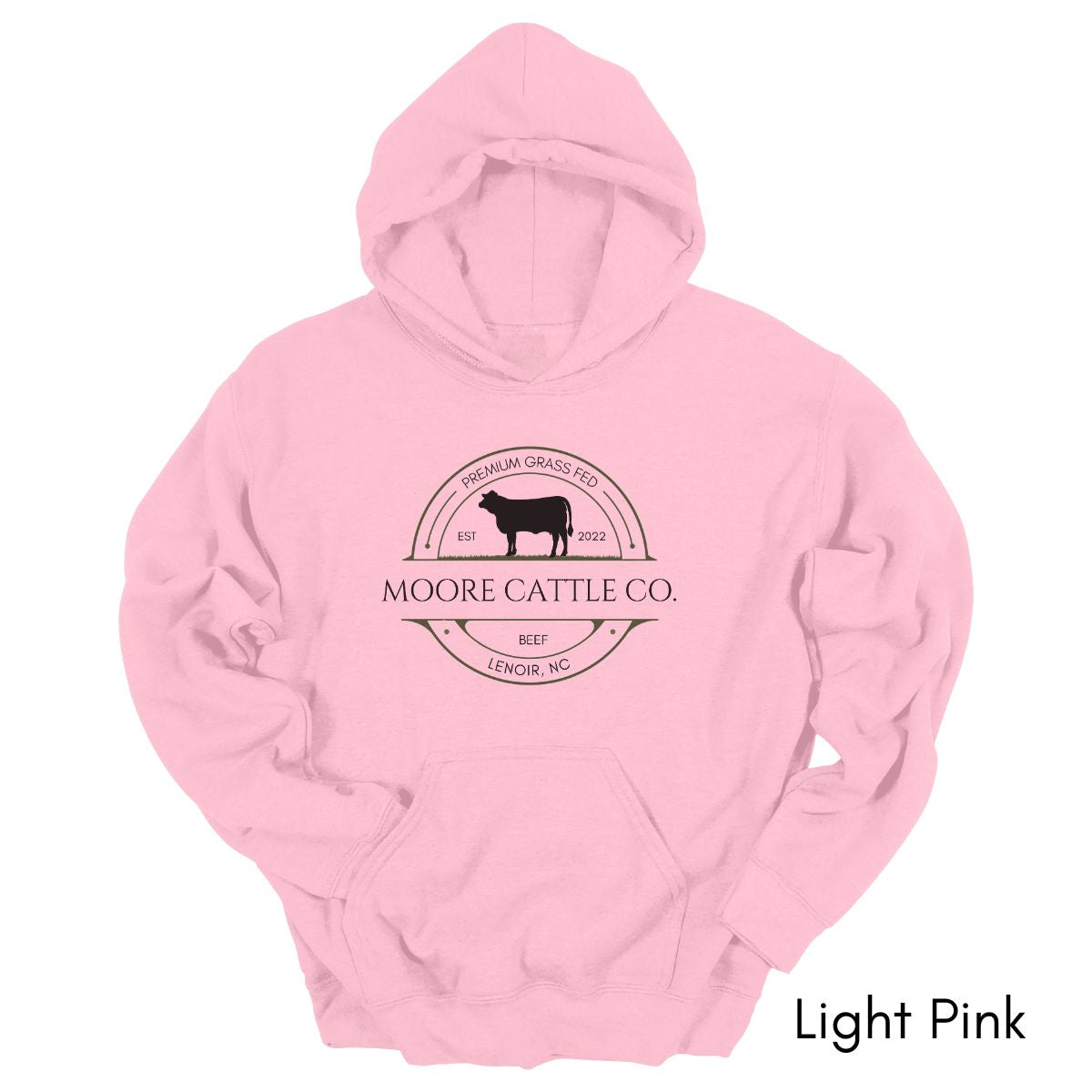 Custom cattle Farm/Ranch Heifer Version Unisex Heavy Blend Hooded Sweatshirt