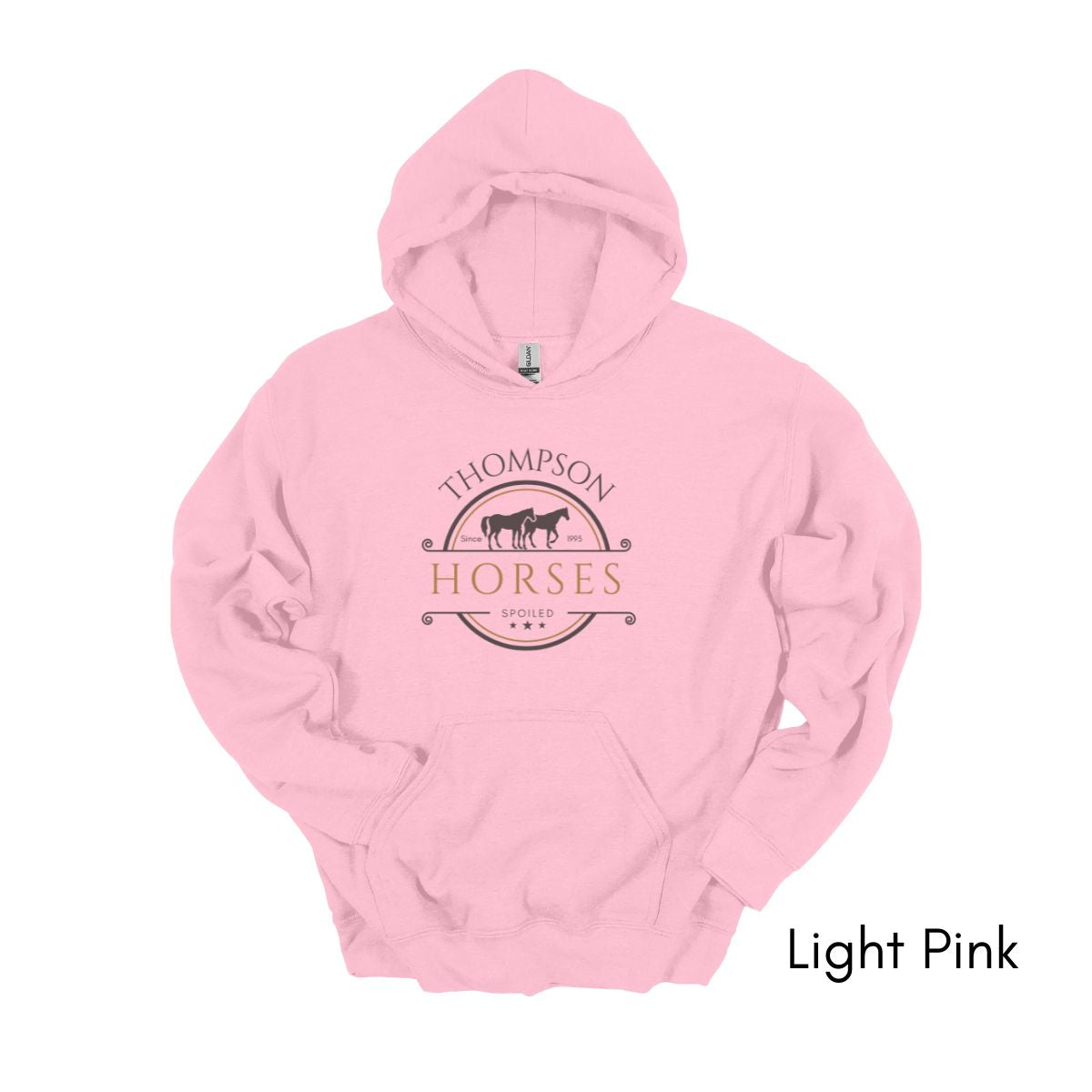 Custom spoiled horse HOODIE Unisex Heavy Blend Hooded Sweatshirt | Personalized gift for Horse Lover | Equestrian Gift