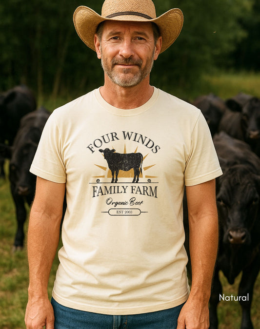 Custom Family Farm Beef Cow T-shirt