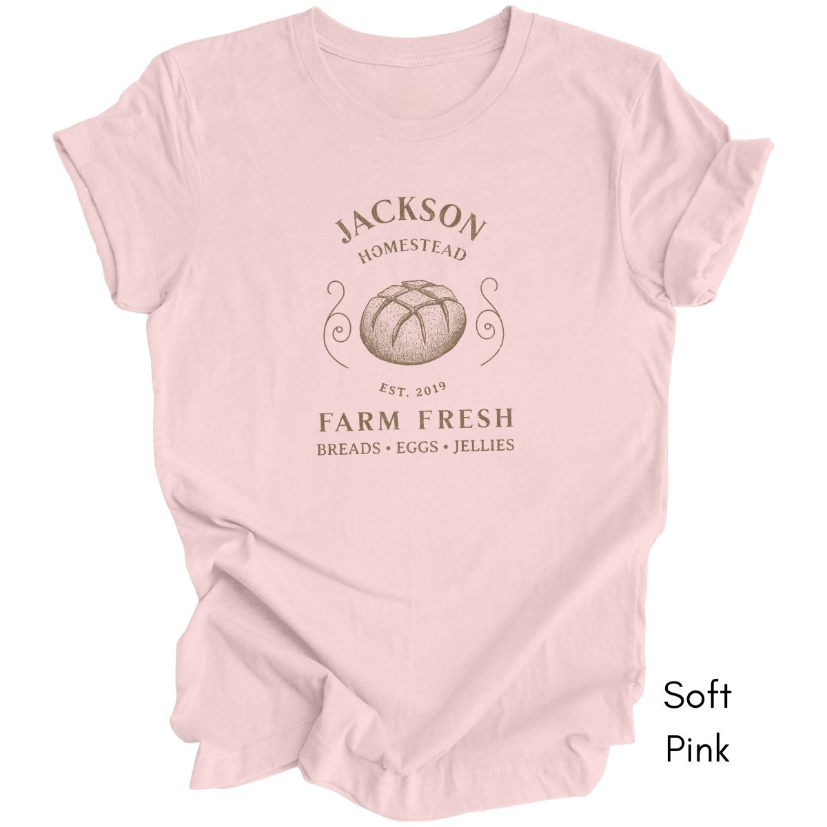 Custom Homestead/ Farm tee Gift for Homesteaders Personalized Farm Tshirt Homesteading Shirt Local Baker T-shirt Bread Maker Tee