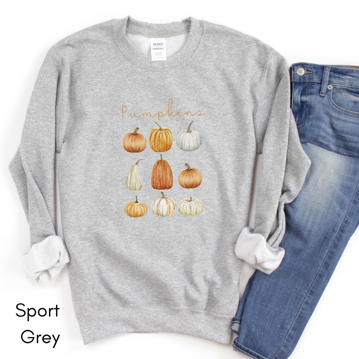 Pumpkins - Unisex Crewneck Sweatshirt | Fall Festival shirt | Halloween Sweatshirt | Autumn Pumpkin Sweatshirt | Pumpkin Fall Lovers Gift