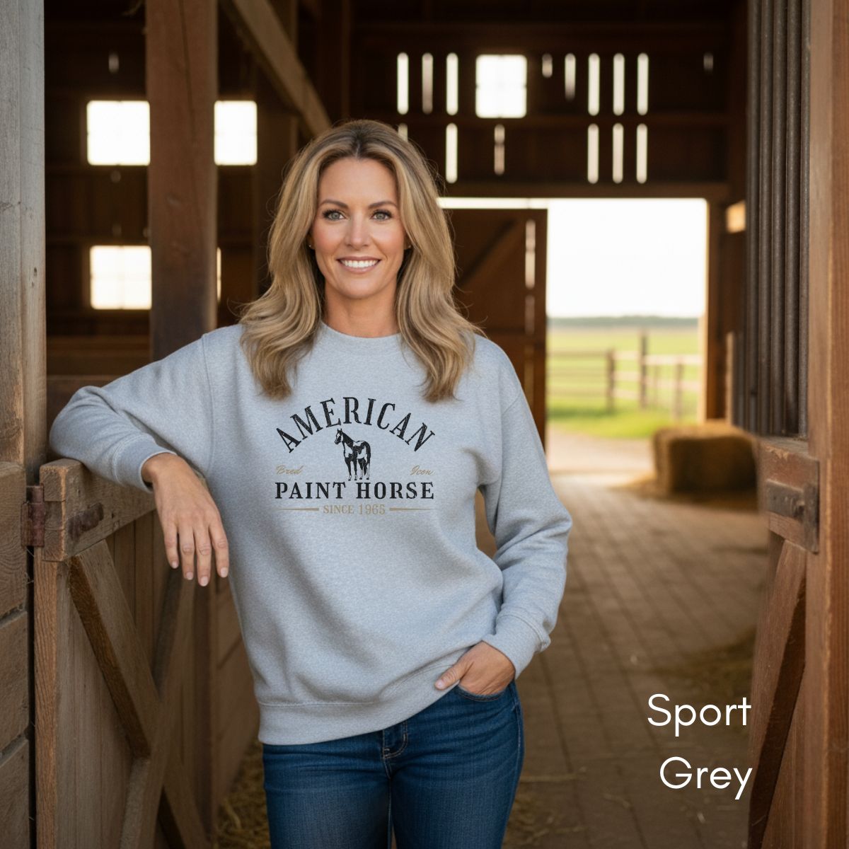 American Paint Horse - Unisex Crewneck Sweatshirt