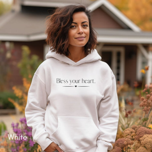 Bless Your Heart Hoodie - Unisex Heavy Blend Hooded Funny Southern Sweatshirt