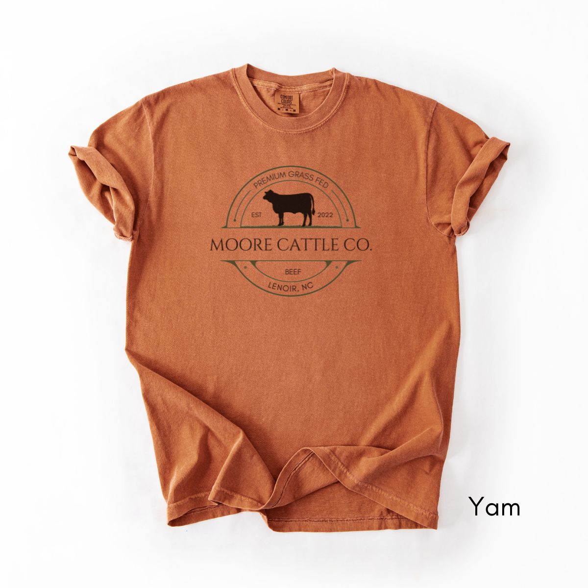 Custom Cattle Farm Heifer Version Midweight Unisex T-shirt