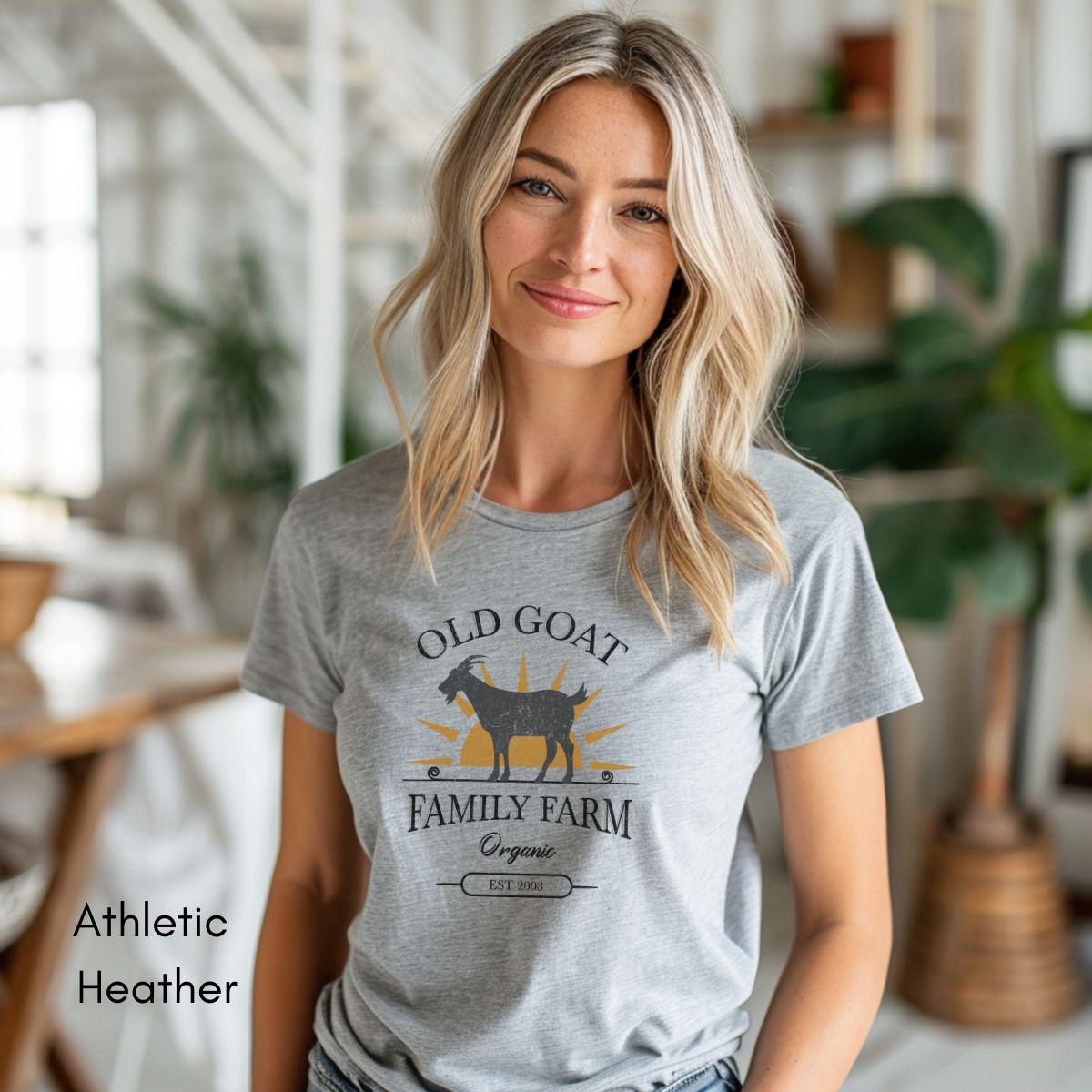 Custom Family Goat Farm Light Weight Unisex Jersey T-shirt