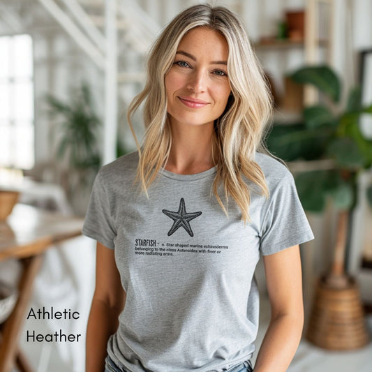 Starfish Tee - Unisex Jersey Short Sleeve Tee | Nature Lover Gift | Marine Life Enthusiast | Ocean Lover Tshirt | Invertebrate Tee