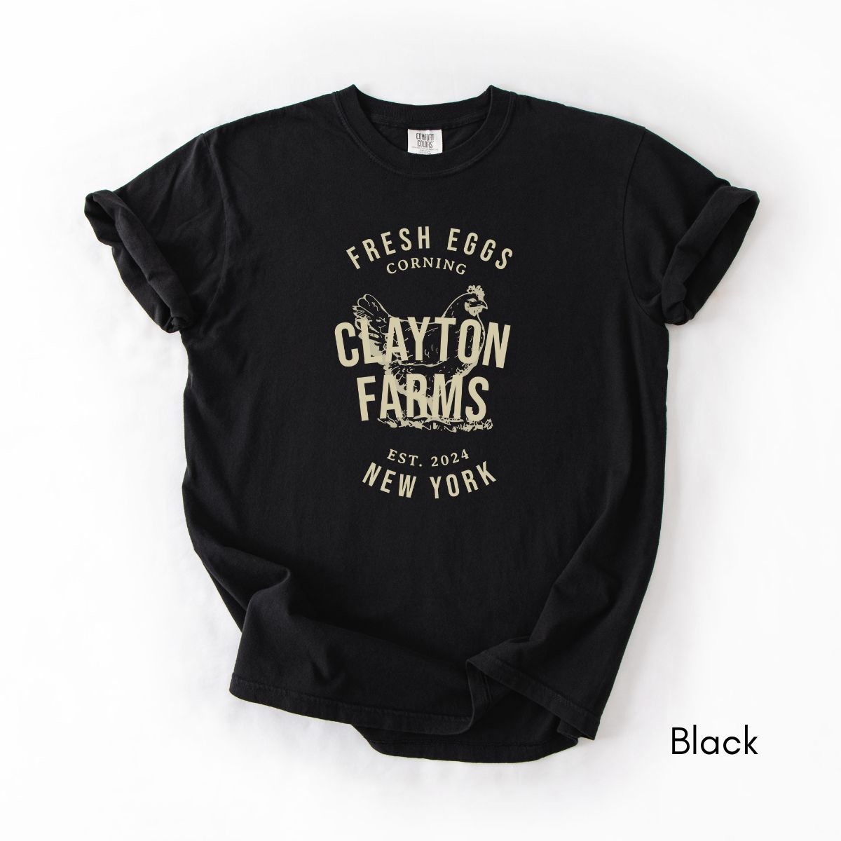 Custom Egg Farm Unisex Vintage Midweight T-shirt