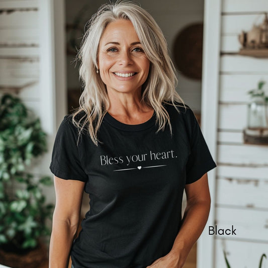 Bless Your Heart - Unisex Jersey Light Weight T-shirt